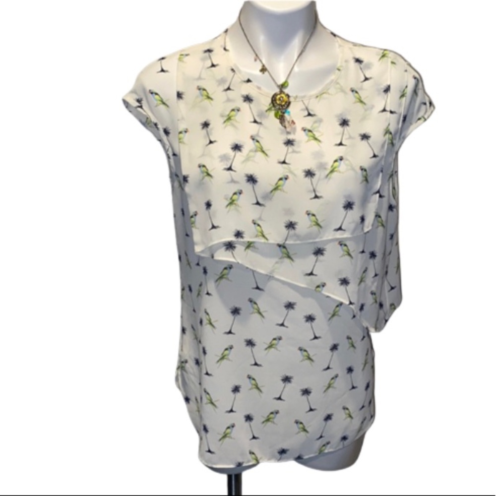 Papillon semi sheer top small
